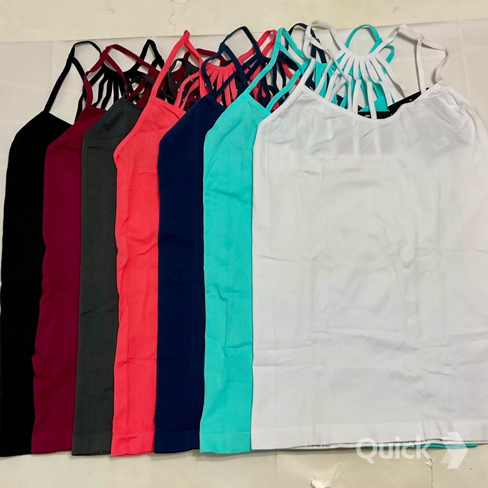 S / M - NWT Basic Cotton Camisoles - 4 pcs Set